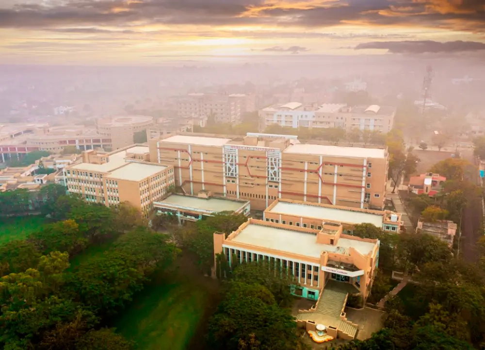 Medicaps University campus aerial view